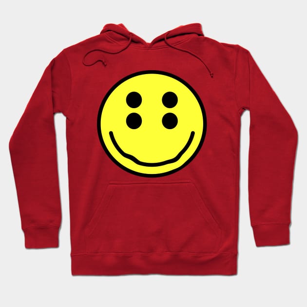 Trippy Smiley Hoodie by LanaBanana